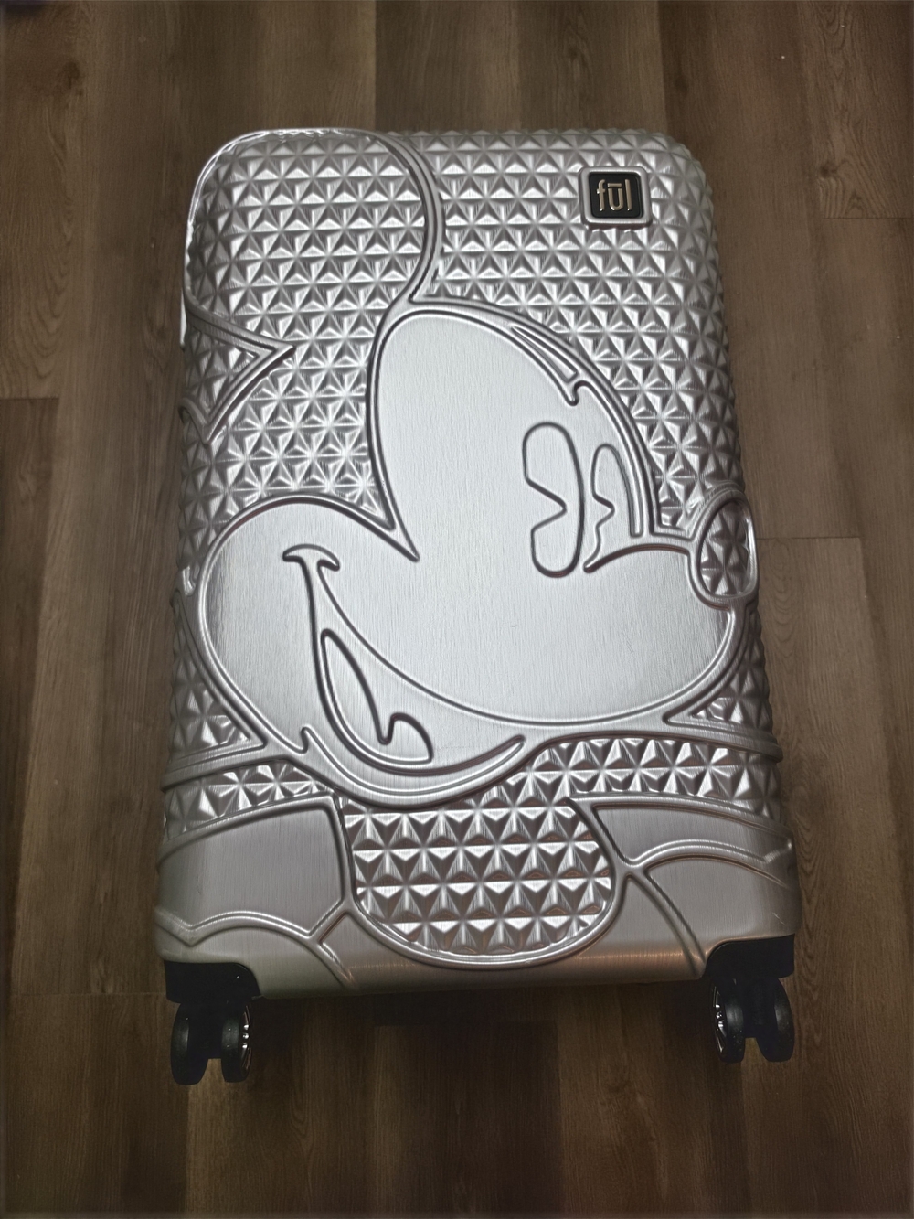 Disney by ful Textured Mickey Mouse Hardside Spinner Luggage- 29in